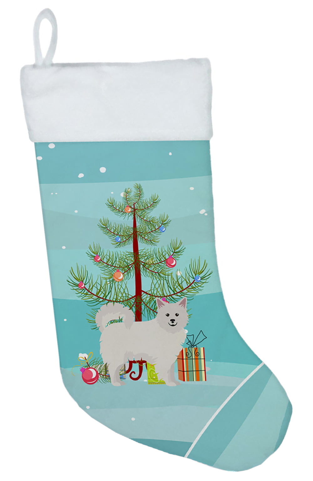 Italian Spitz Christmas Tree Christmas Stocking