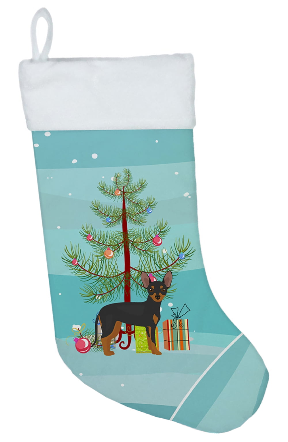 Prague Ratter Christmas Tree Christmas Stocking