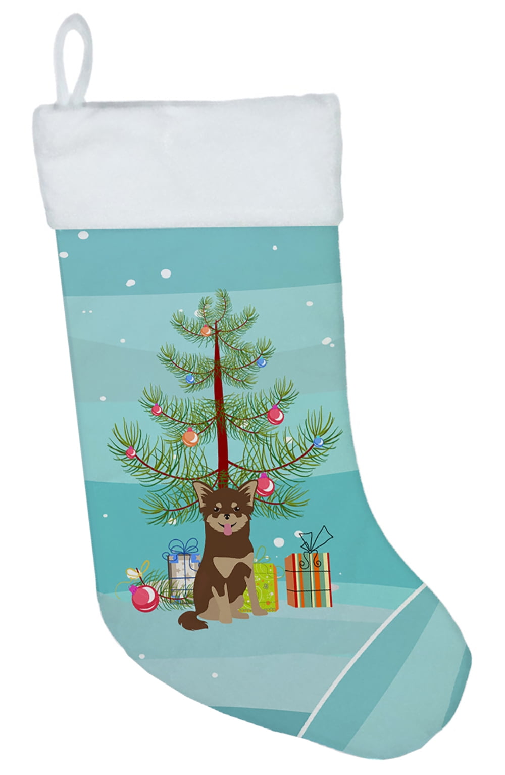 Chihuahua Christmas Tree Christmas Stocking