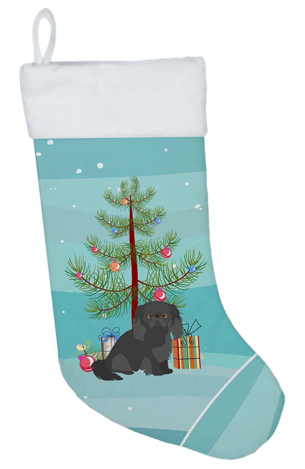 Pekingese Christmas Tree Christmas Stocking