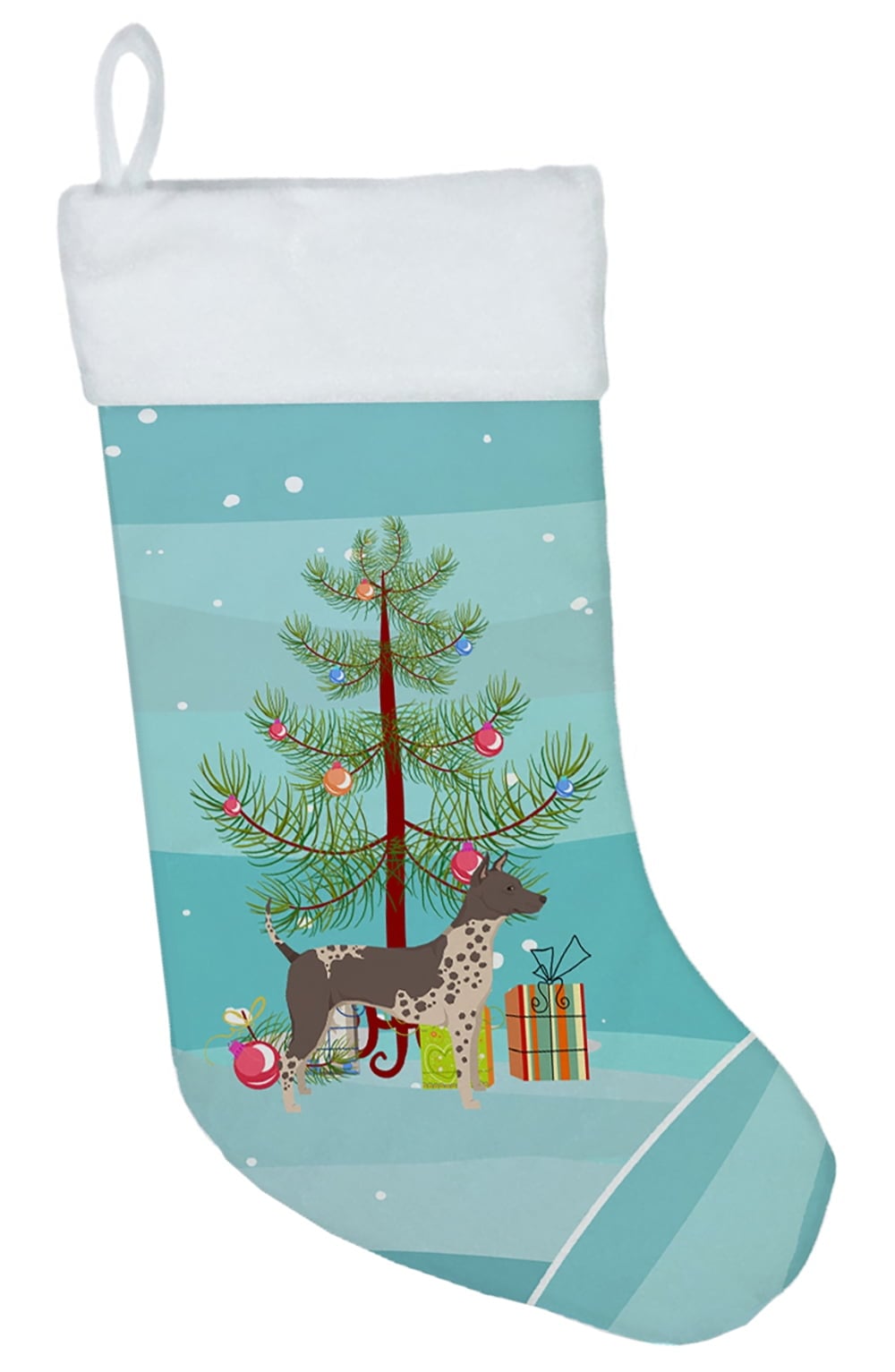 American Hairless Terrier Christmas Tree Christmas Stocking