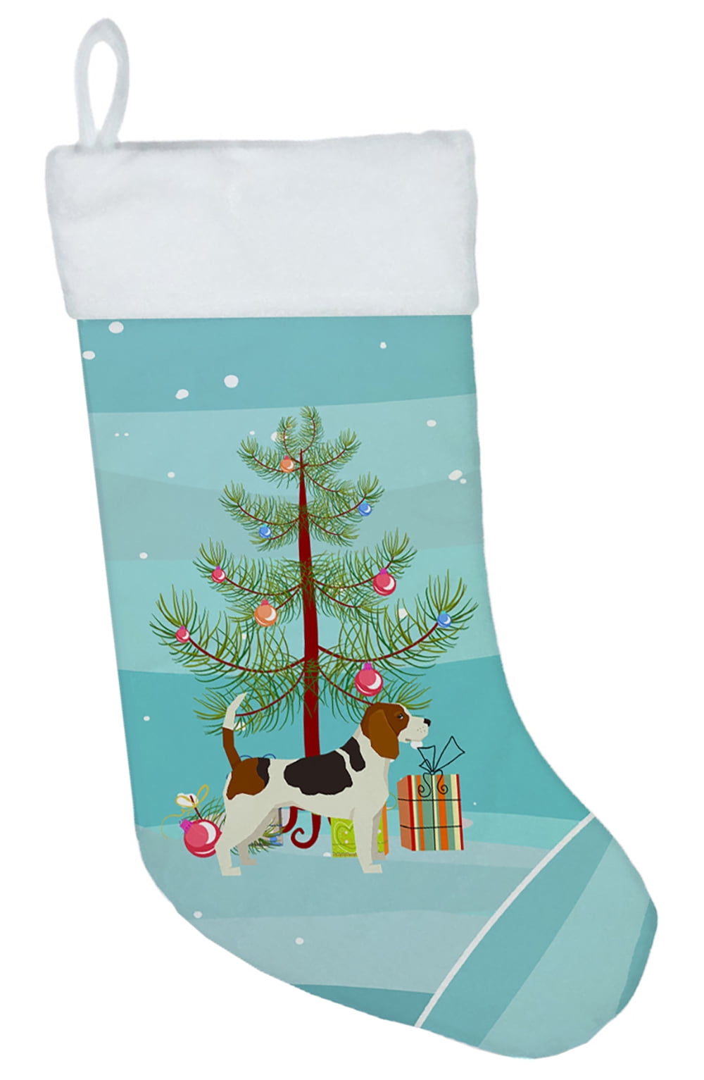 CK3519CS Beagle Christmas Tree Christmas Stocking