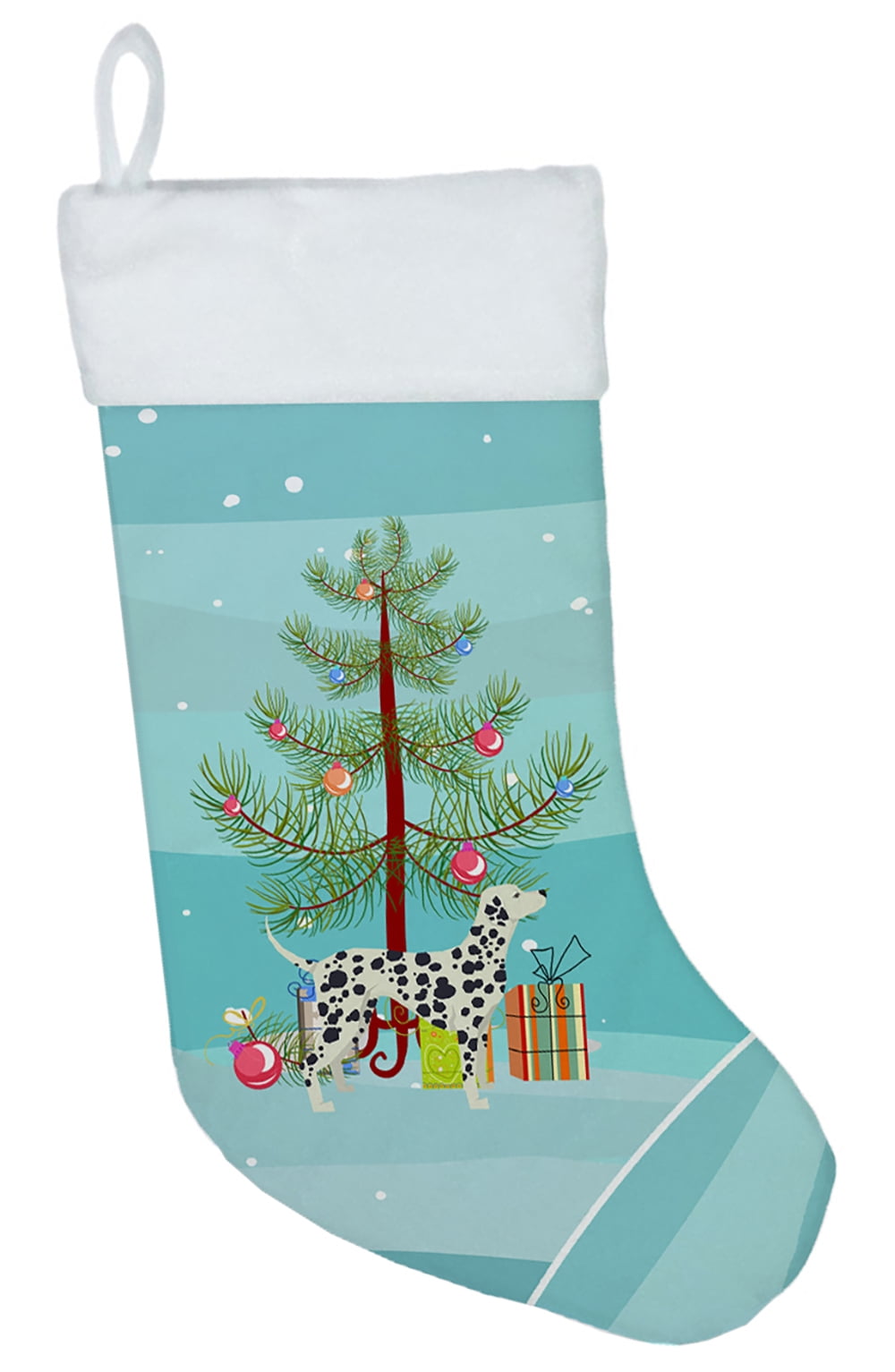 CK3534CS Dalmatian Christmas Tree Christmas Stocking