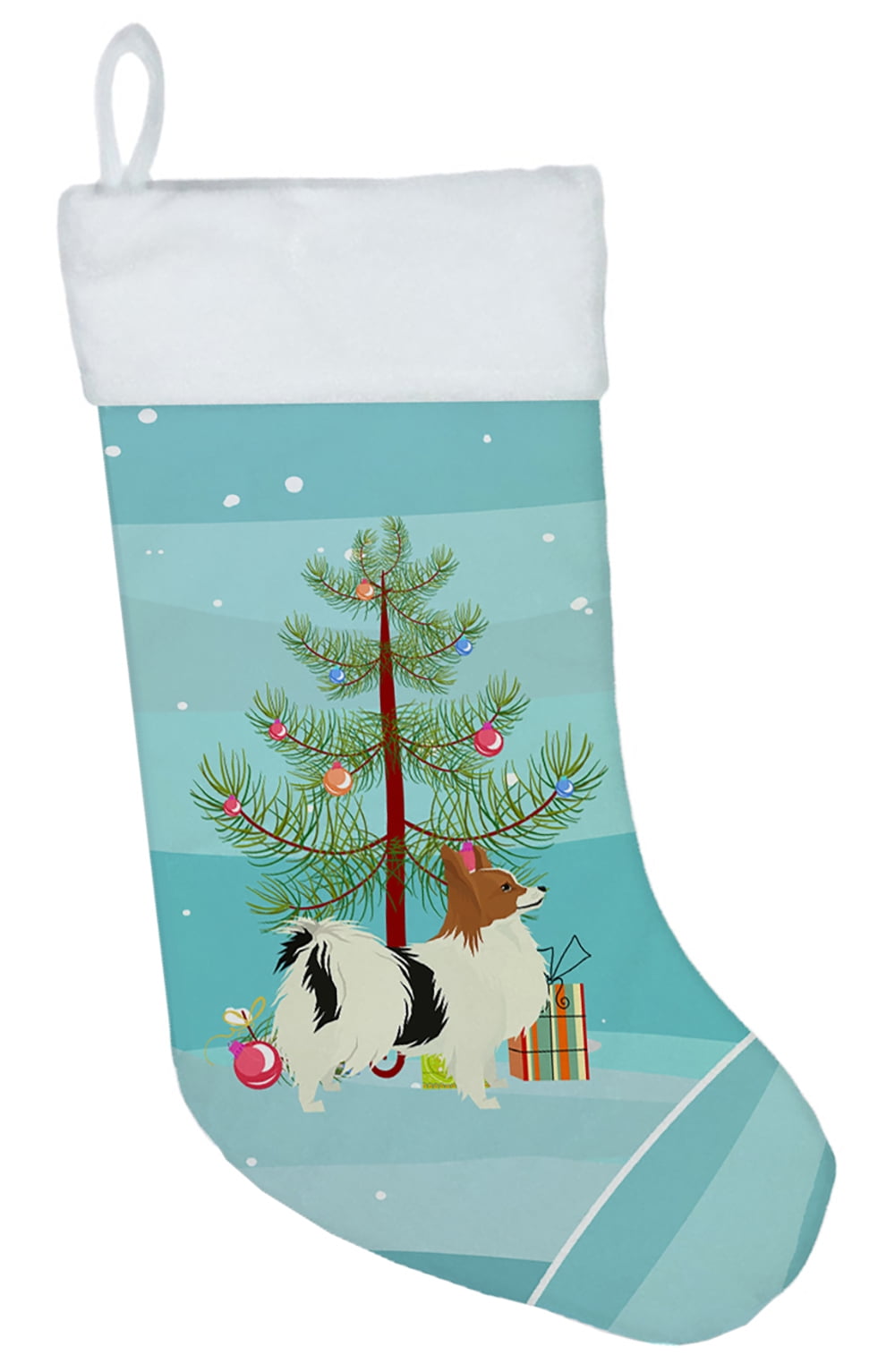 CK3553CS Papillon Christmas Tree Christmas Stocking