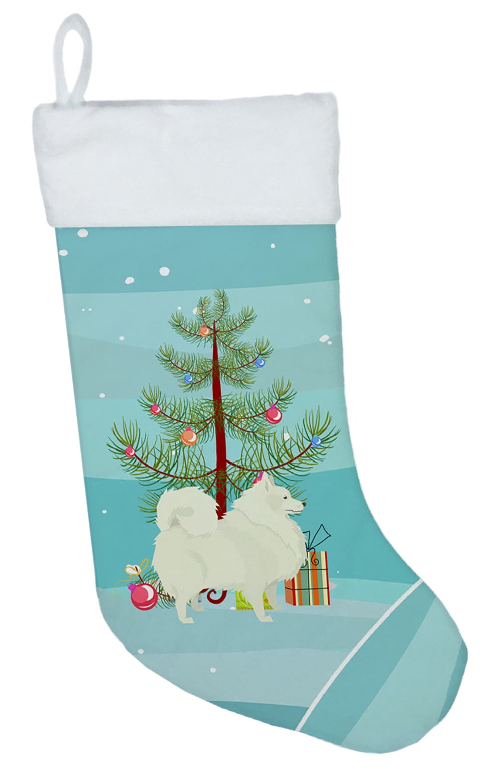 CK3565CS Spitz Christmas Tree Christmas Stocking