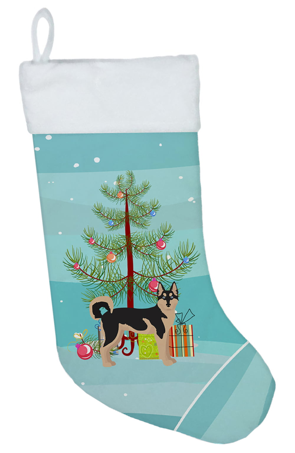 Gerberian Shepsky No.2 Christmas Tree Christmas Stocking