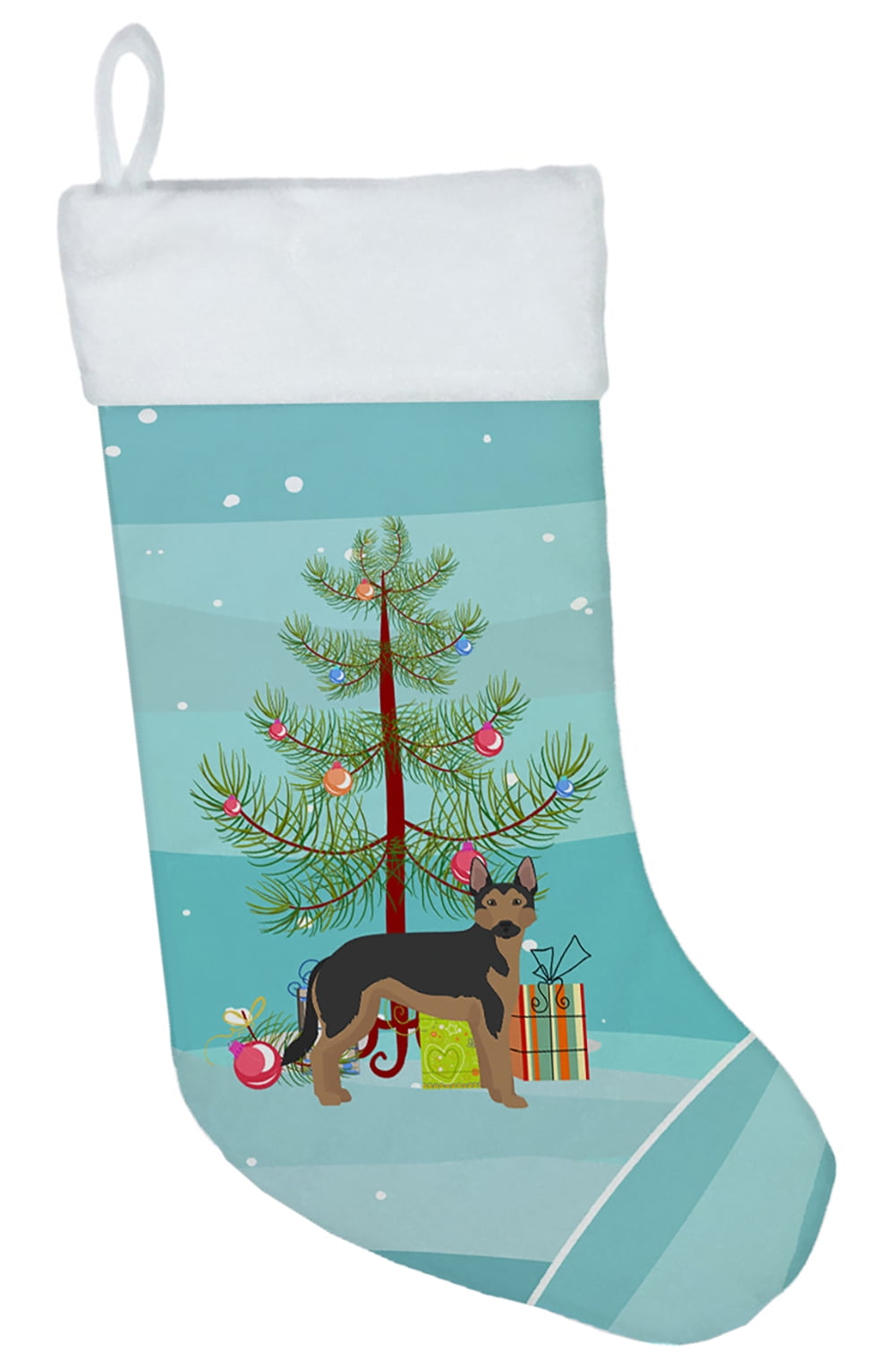 German Sheprador No.2 Christmas Tree Christmas Stocking