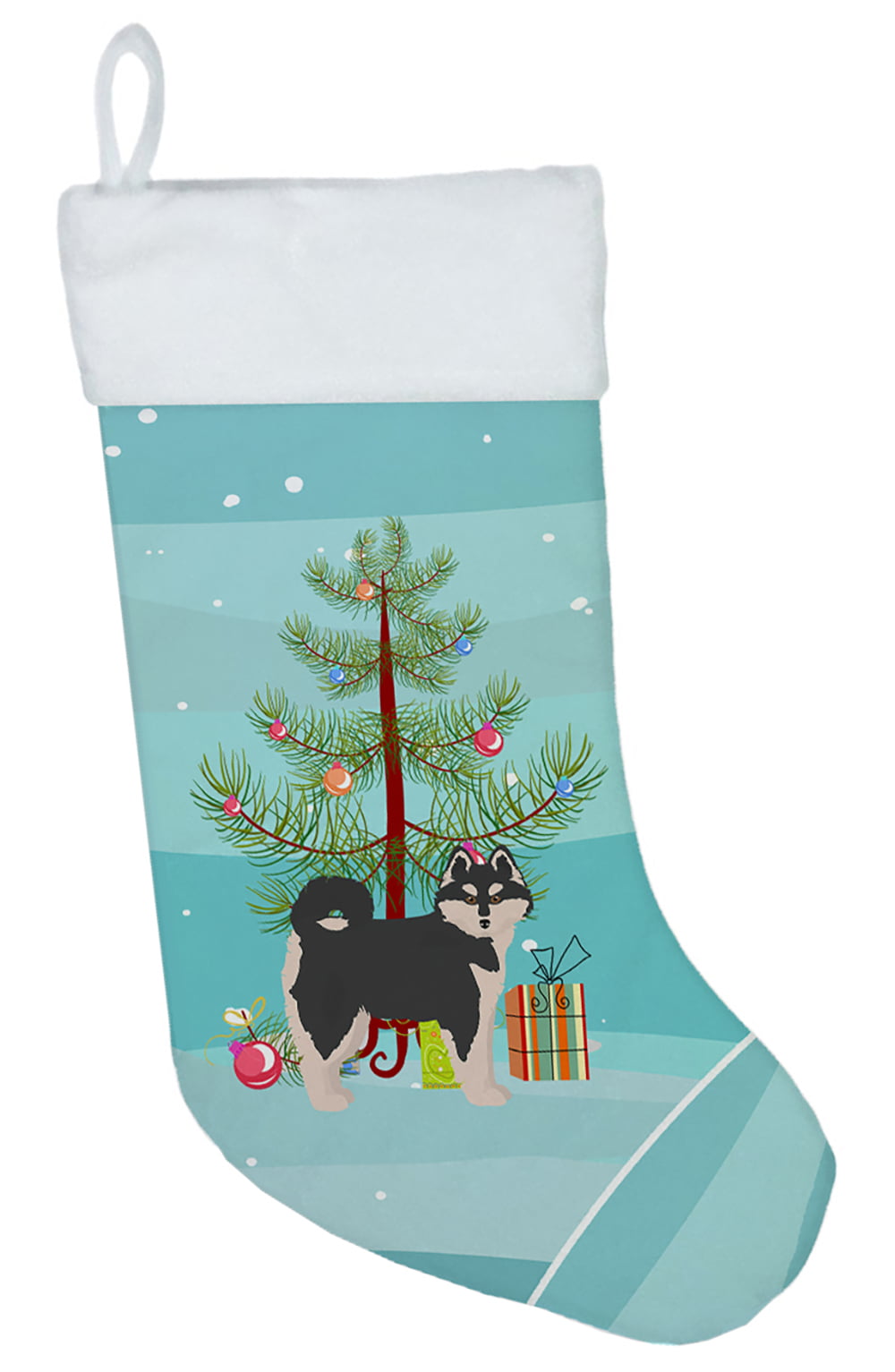 Pomsky No.1 Christmas Tree Christmas Stocking