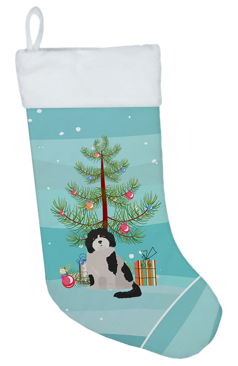 Cavachon No.3 Christmas Tree Christmas Stocking