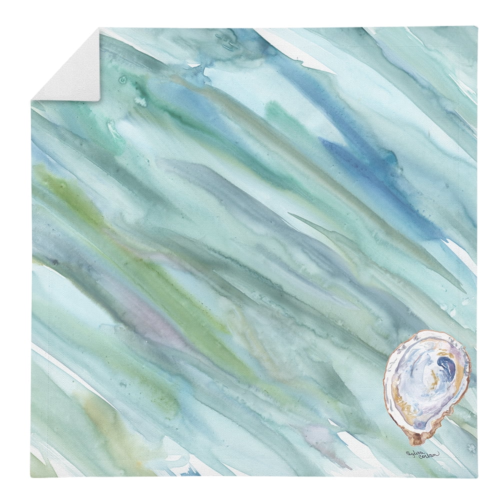 Picture of Carolines Treasures SC2049NAP Oyster No.2 on Blue Napkin