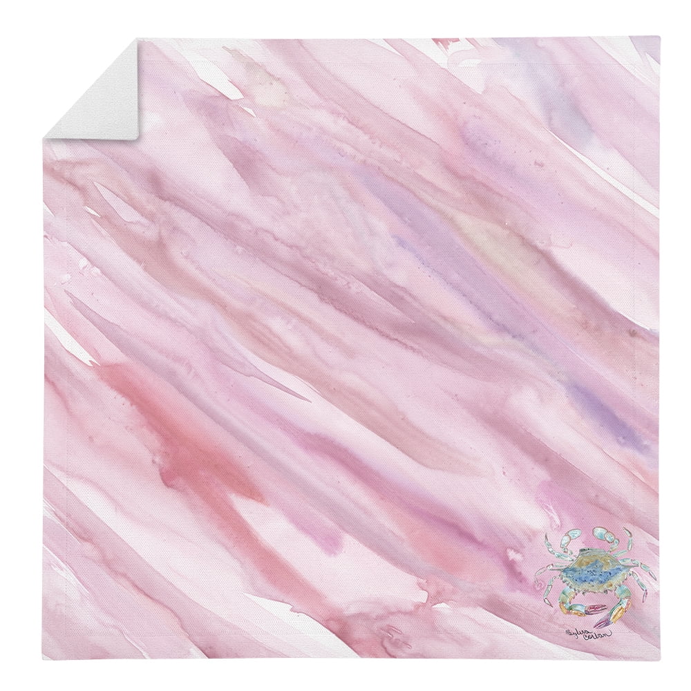 Picture of Carolines Treasures SC2055NAP Crab on Pink Napkin
