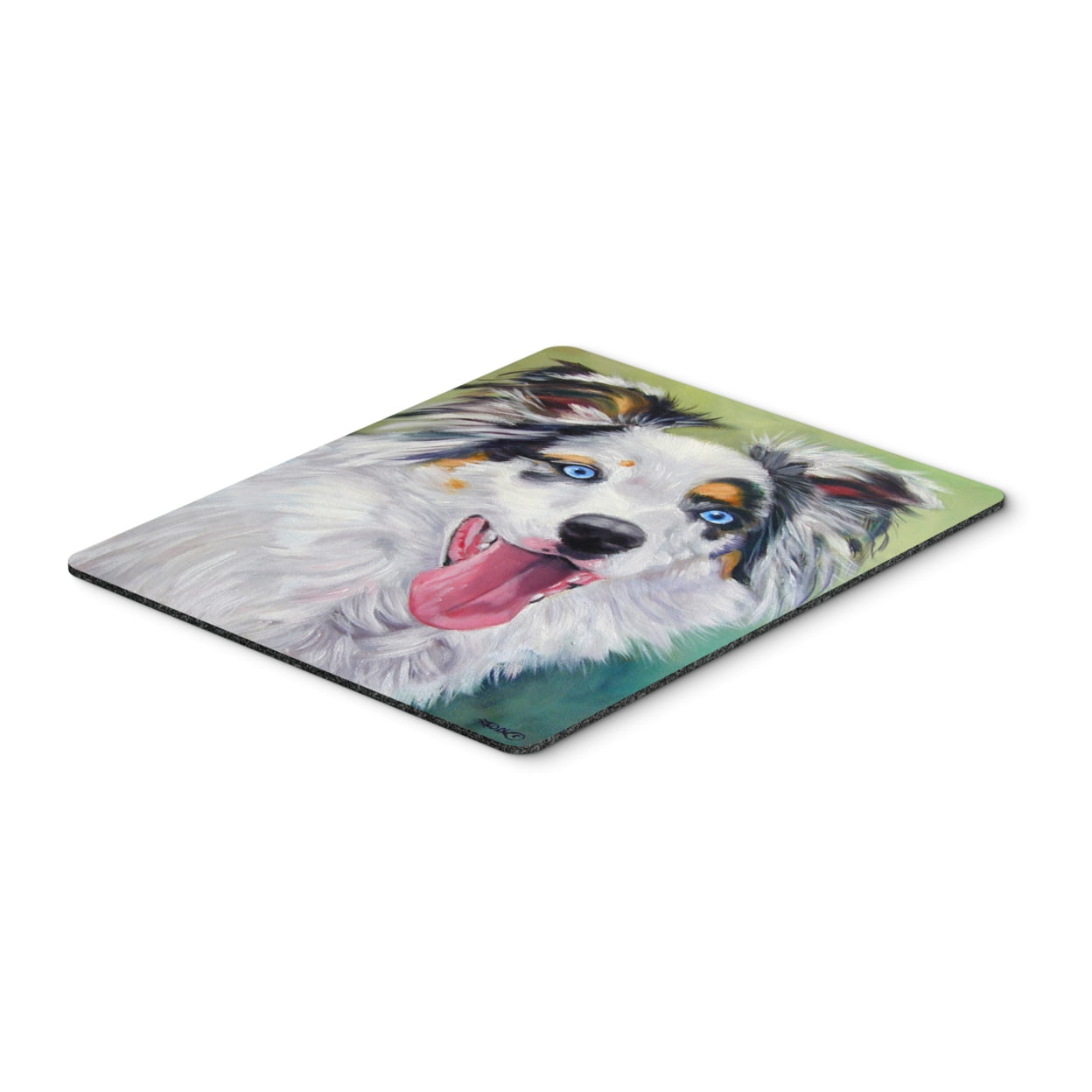 Australian Shepherd Blue Eyes Mouse Pad, Hot Pad or Trivet