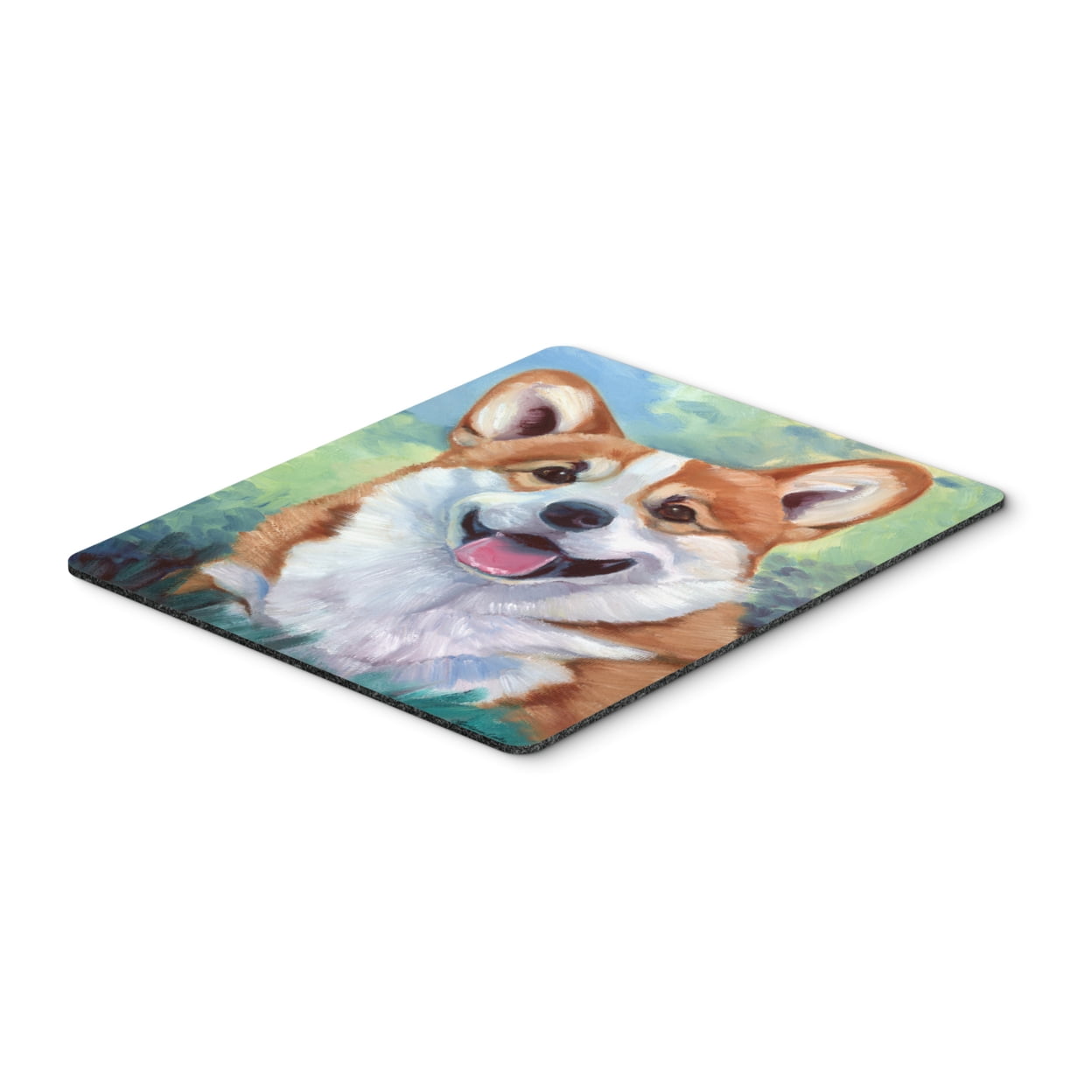 Pembroke Corgi Happy Face Mouse Pad, Hot Pad or Trivet
