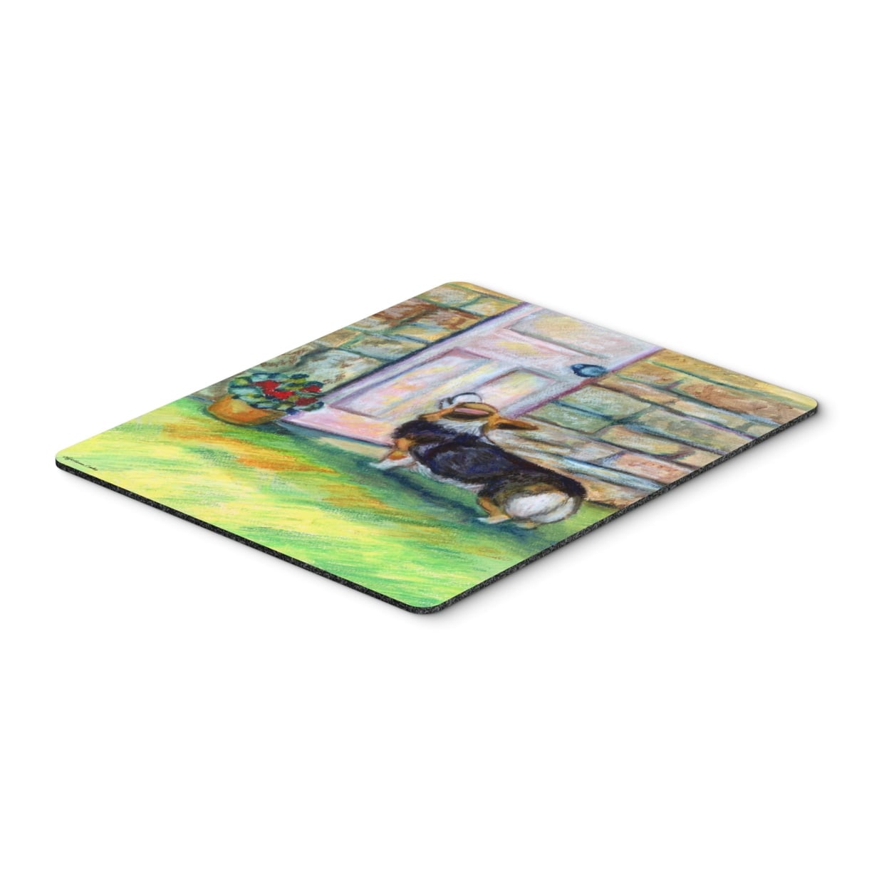 Let Me in Corgi Mouse Pad, Hot Pad or Trivet