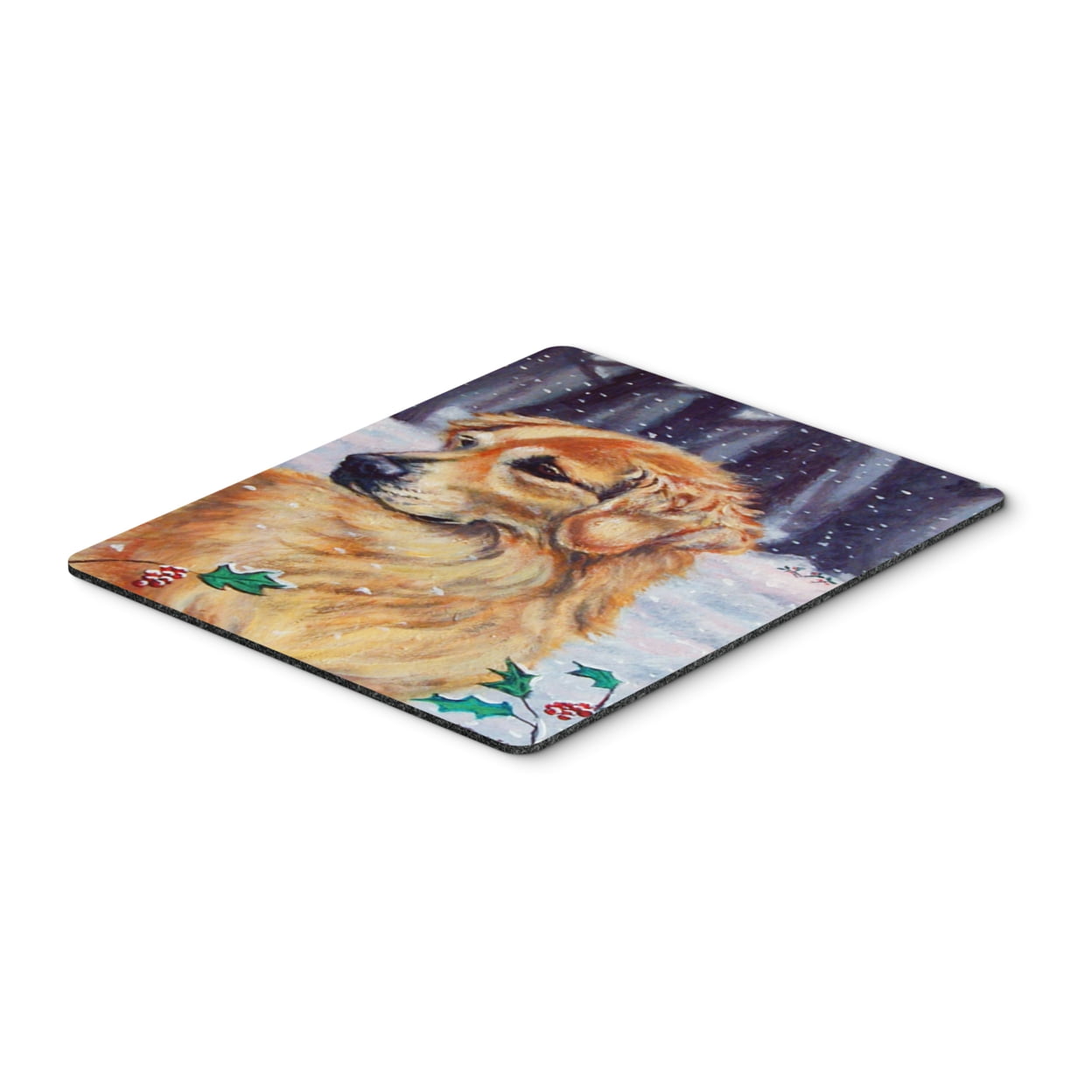 Golden Retriver Holly Mouse Pad, Hot Pad or Trivet