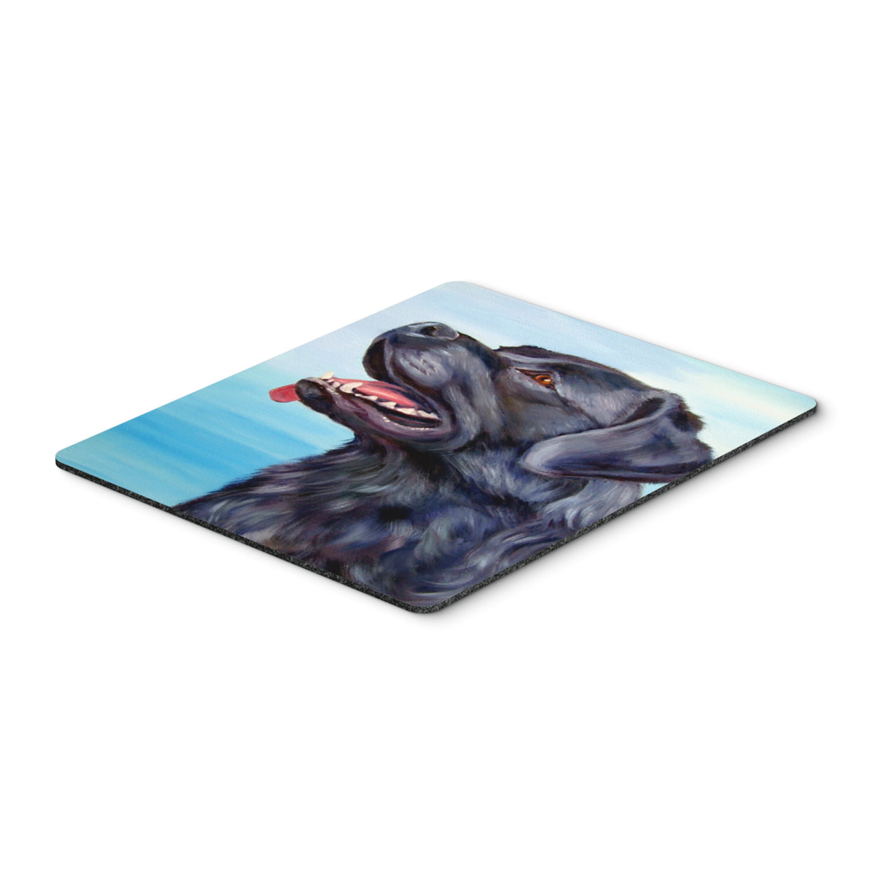 Black Labrador Retriever Mouse Pad, Hot Pad or Trivet