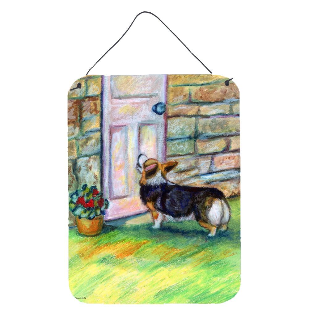 Let me in Corgi Wall or Door Hanging Prints