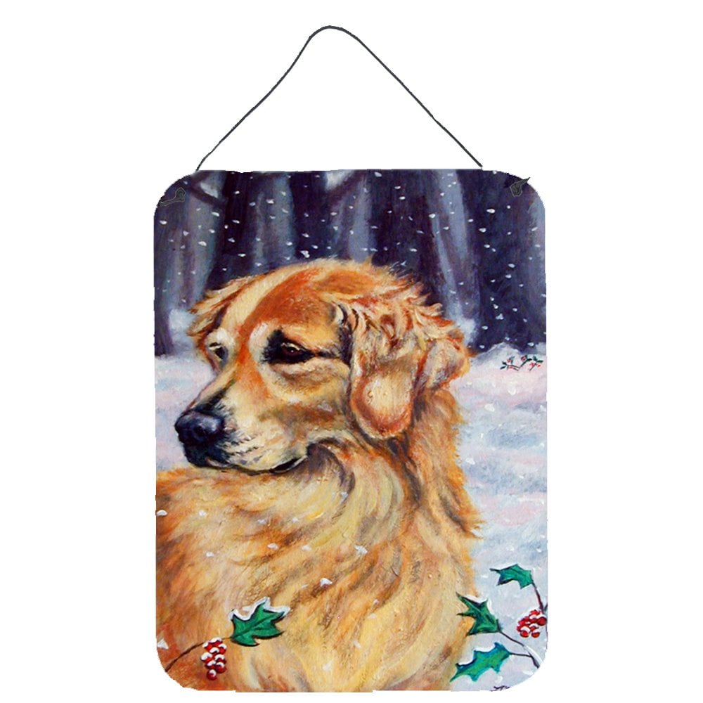 Golden Retriver Holly Wall or Door Hanging Prints