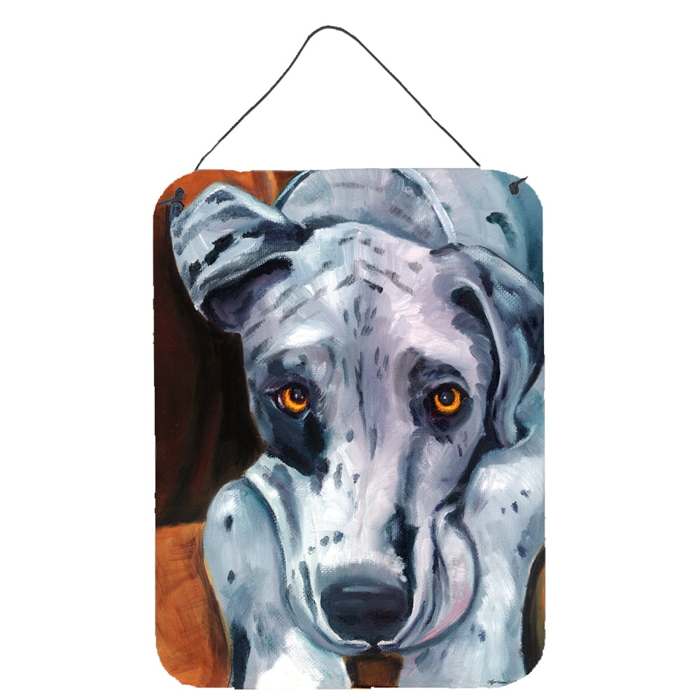 Great Dane Waiting Patiently Wall or Door Hanging Prints