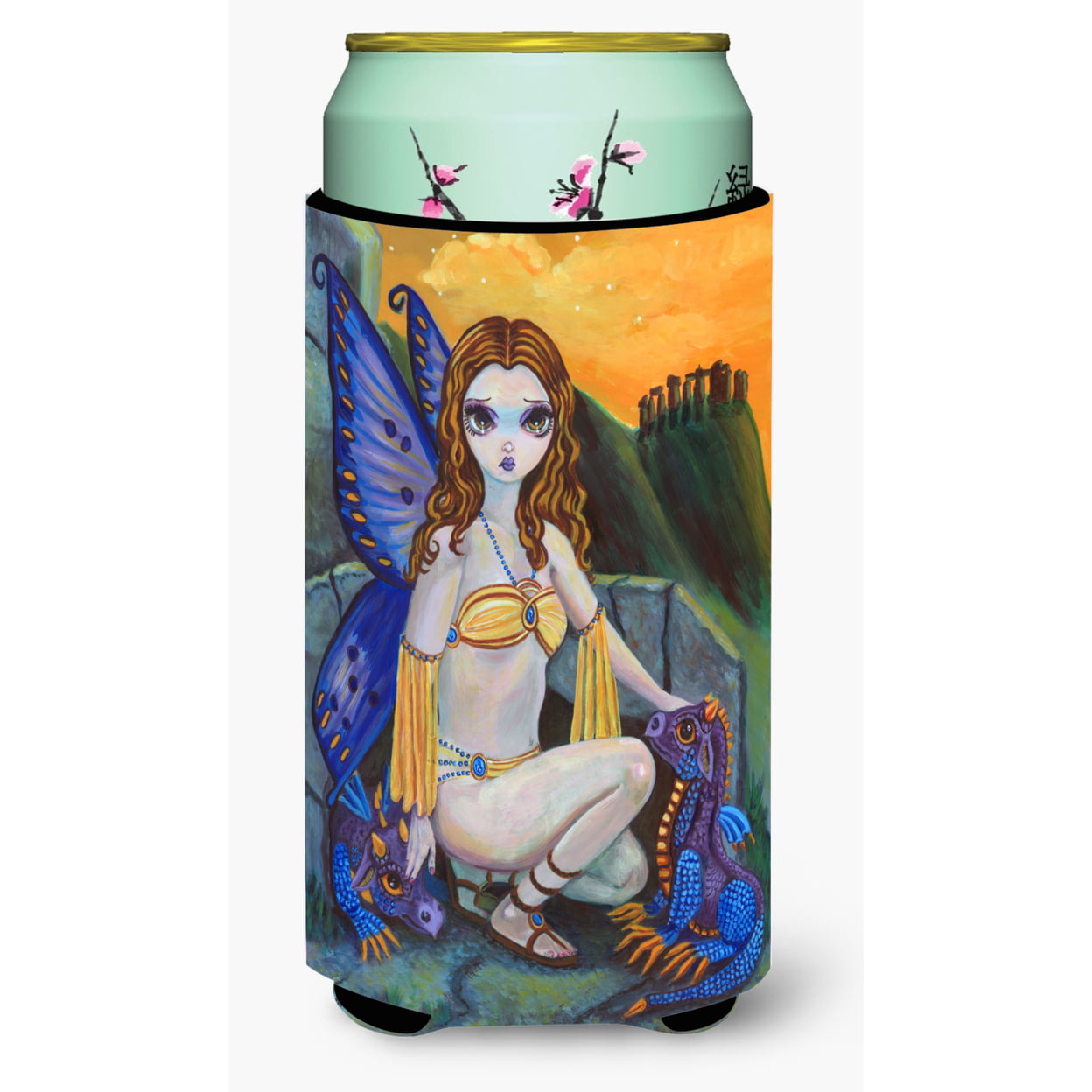 Picture of Carolines Treasures 7374TBC Fairy Foundlings Tall Boy Beverage insulator Hugger