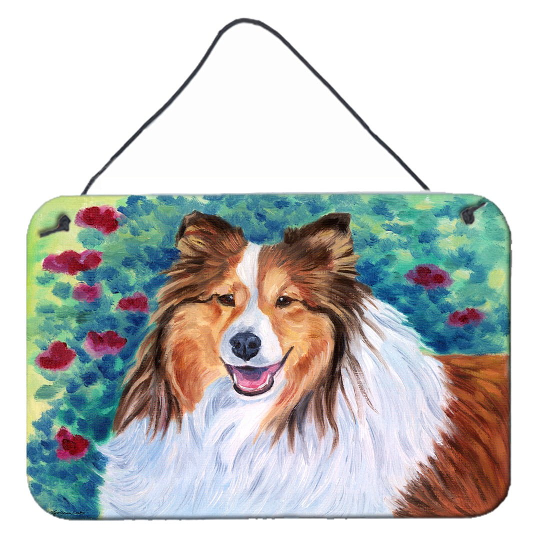 Picture of Carolines Treasures 7424DS812 Sheltie Wall or Door Hanging Prints