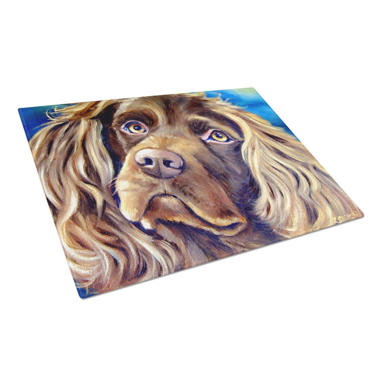 Picture of Carolines Treasures 7402LCB Boykin Spaniel Glass Cutting Board - Large