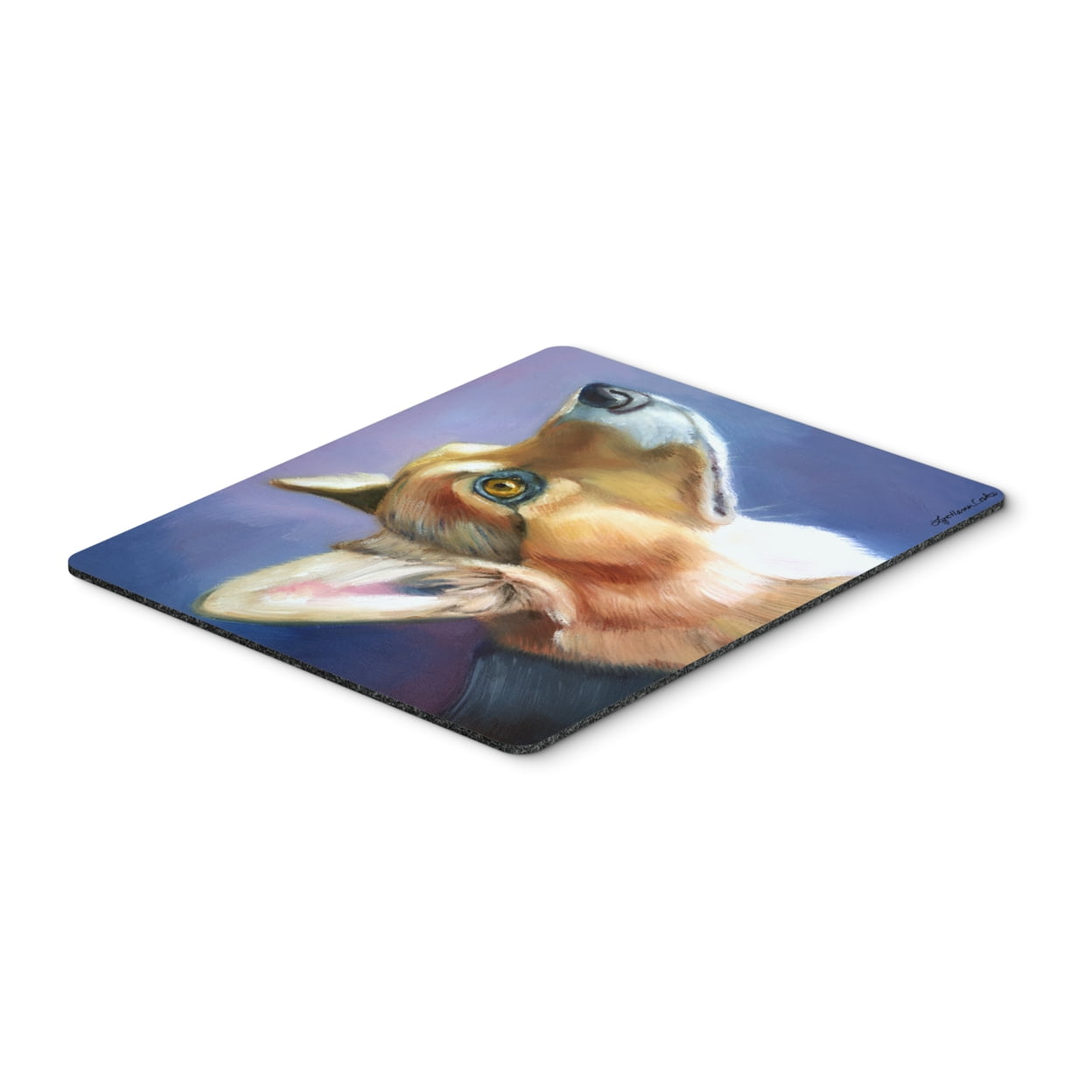 7405MP Corgi Devotion Mouse Pad, Hot Pad or Trivet