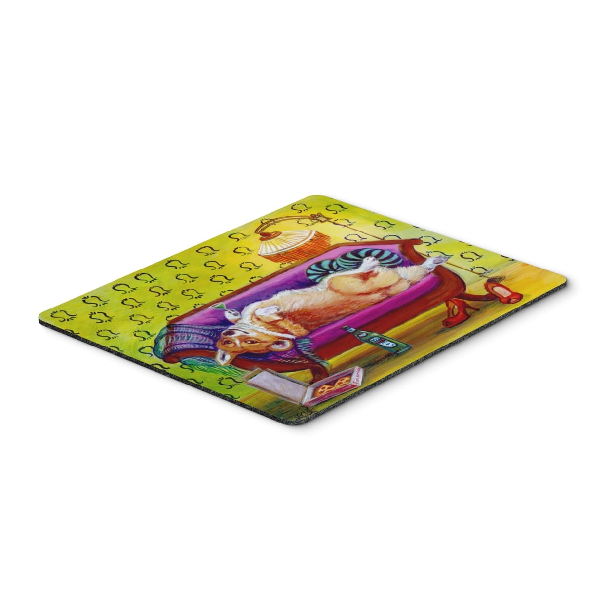 Corgi Home Alone Mouse Pad, Hot Pad or Trivet