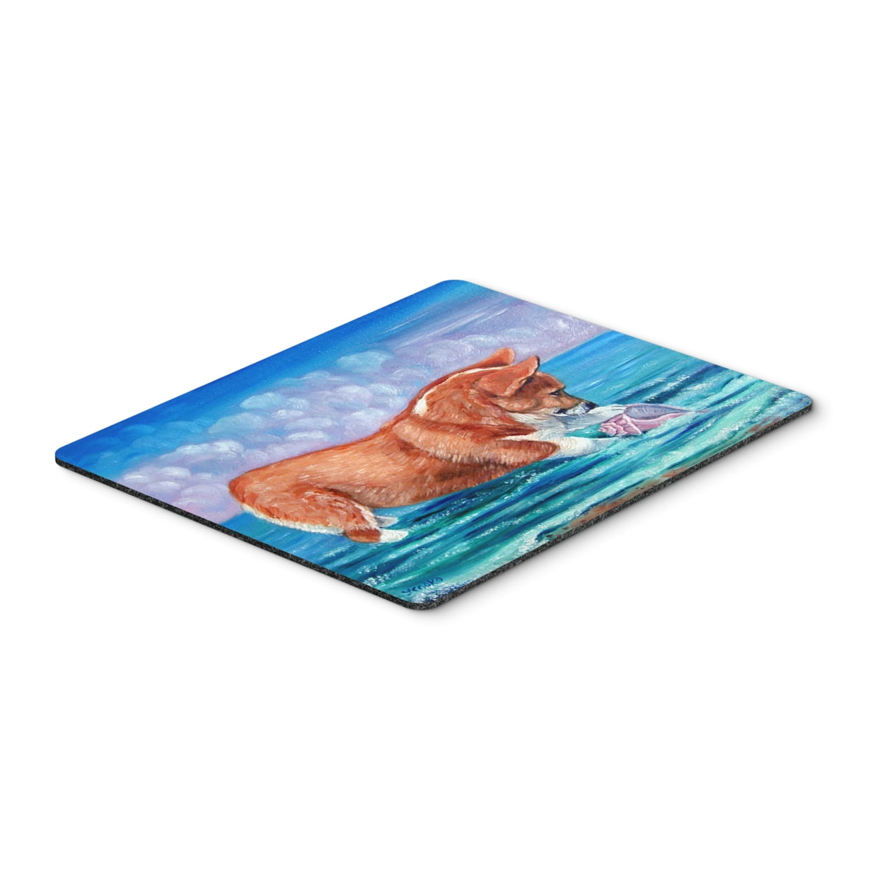 Corgi Sea Shell Find Mouse Pad, Hot Pad or Trivet