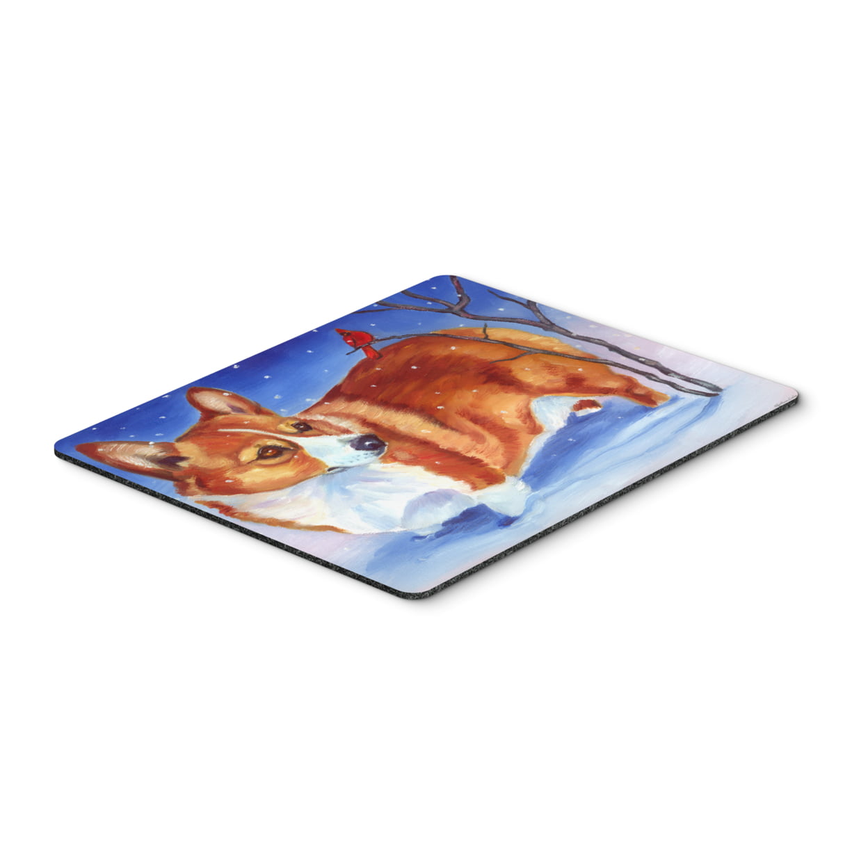 Corgi Cardinal Buddy Mouse Pad, Hot Pad or Trivet