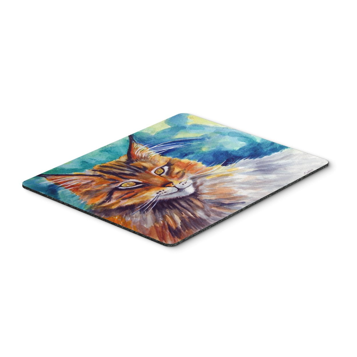 Maine Coon Cat Watching You Mouse Pad, Hot Pad or Trivet
