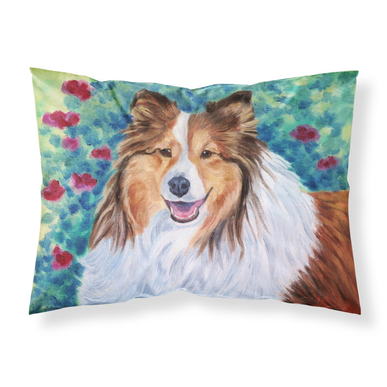 7424PILLOWCASE Sheltie Fabric Standard Pillowcase