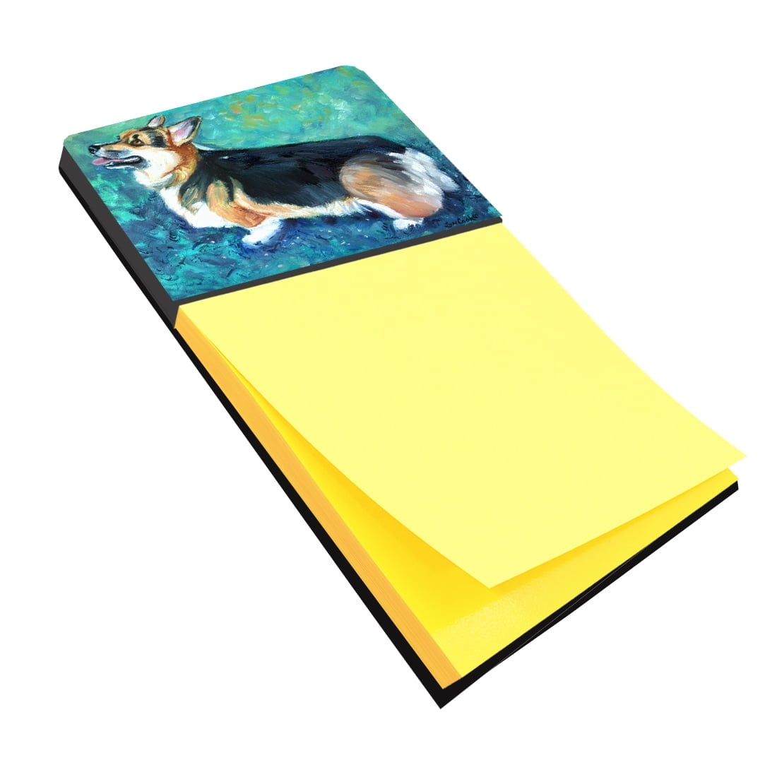 7408SN Corgi Pembroke Sticky Note Holder