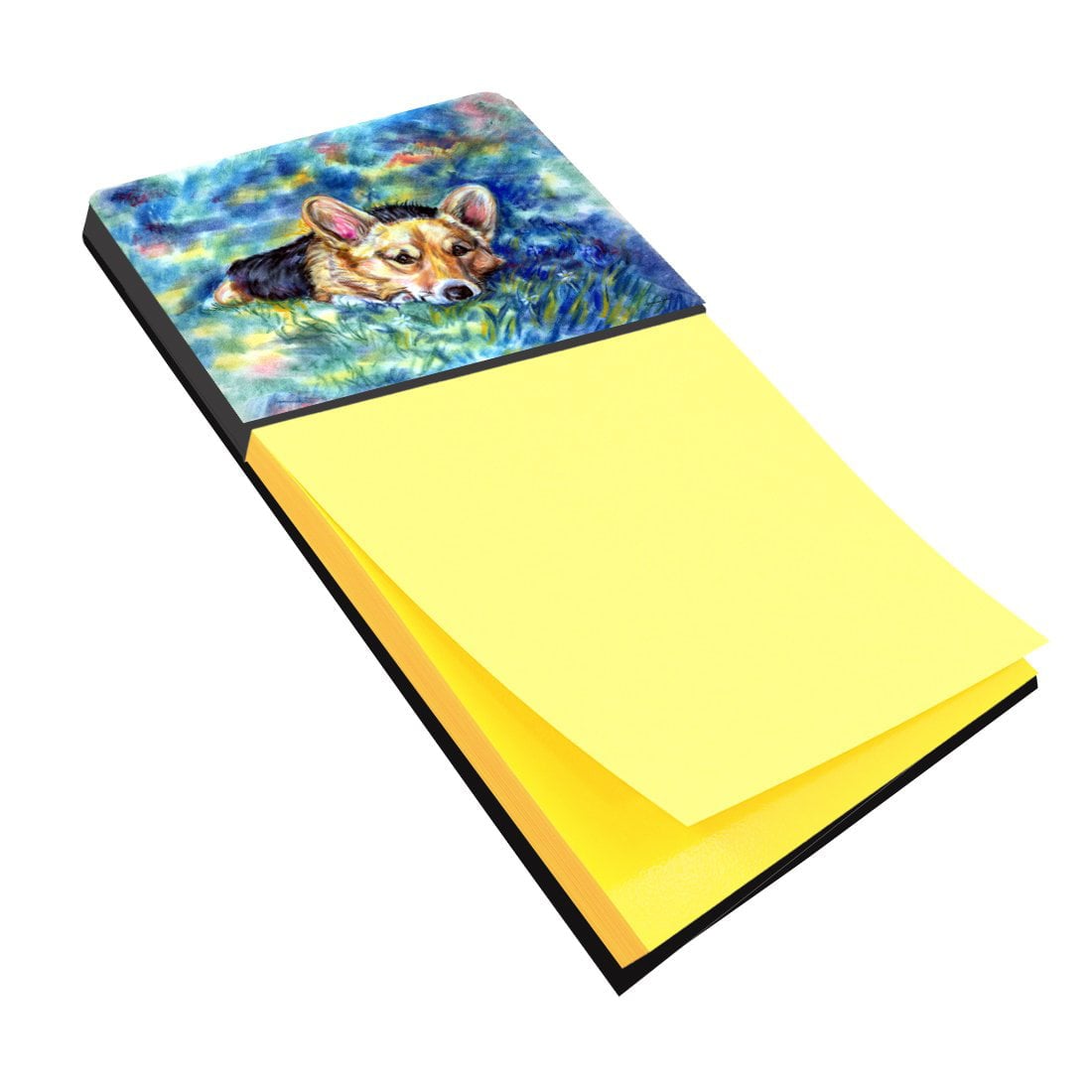 7409SN Corgi Tuckered Out Sticky Note Holder