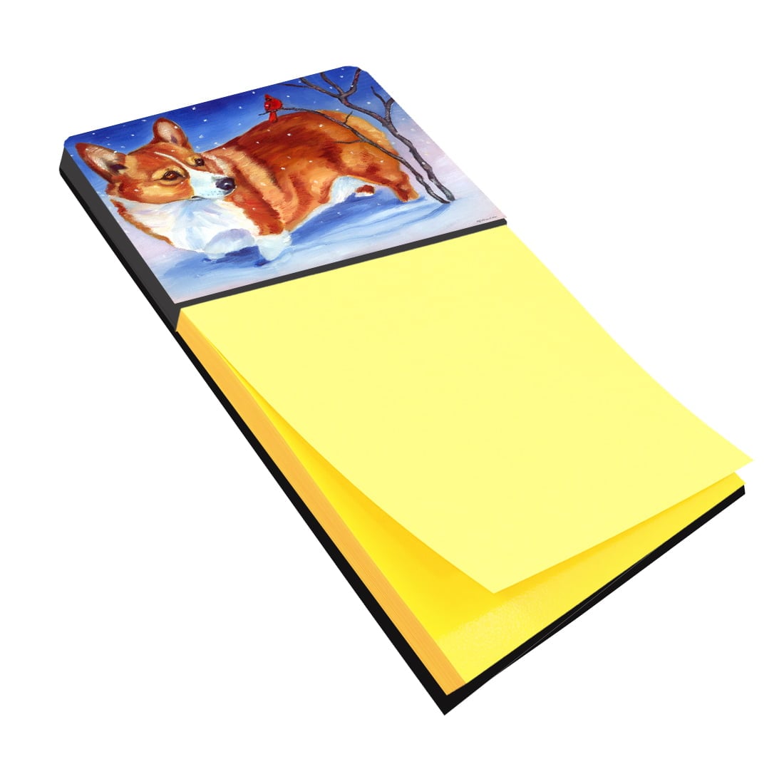 7411SN Corgi Cardinal Buddy Sticky Note Holder