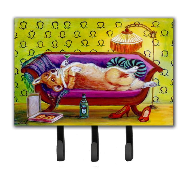 Corgi Home Alone Leash or Key Holder