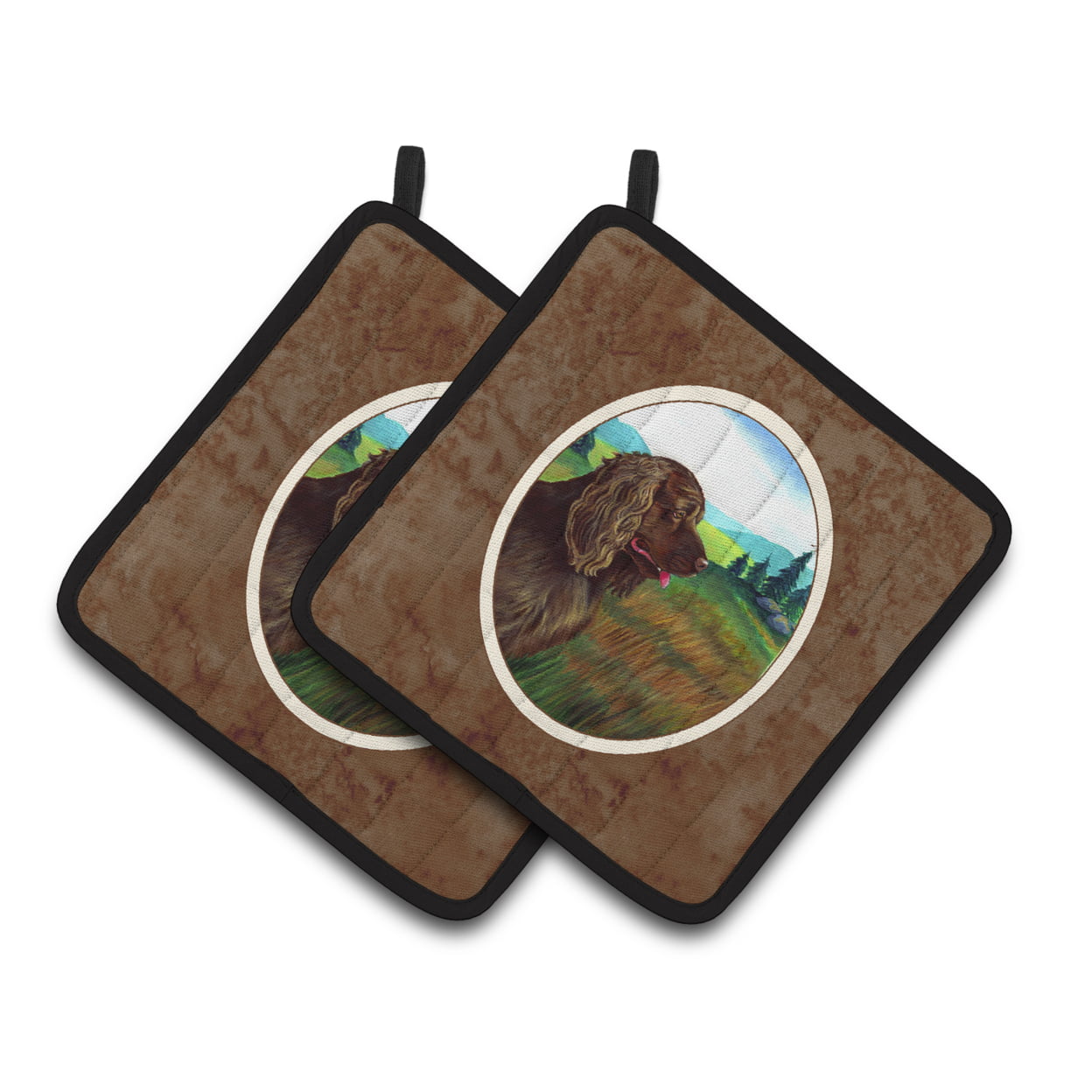 Picture of Carolines Treasures 7122PTHD Sussex Spaniel Pair of Pot Holders