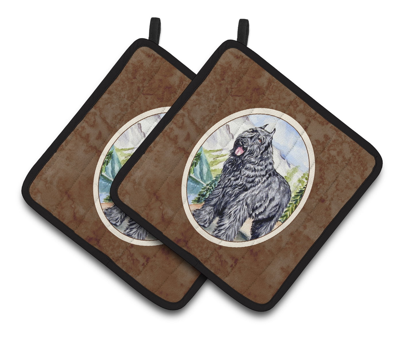 Picture of Carolines Treasures 7049PTHD Bouvier Des Flandres Pair of Pot Holders