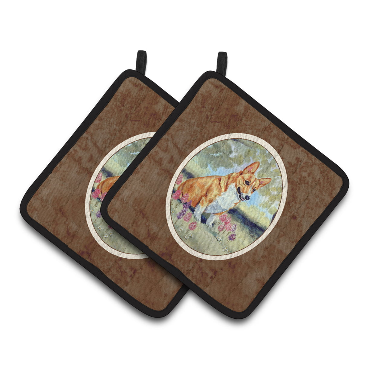Picture of Carolines Treasures 7054PTHD Corgi Pair of Pot Holders