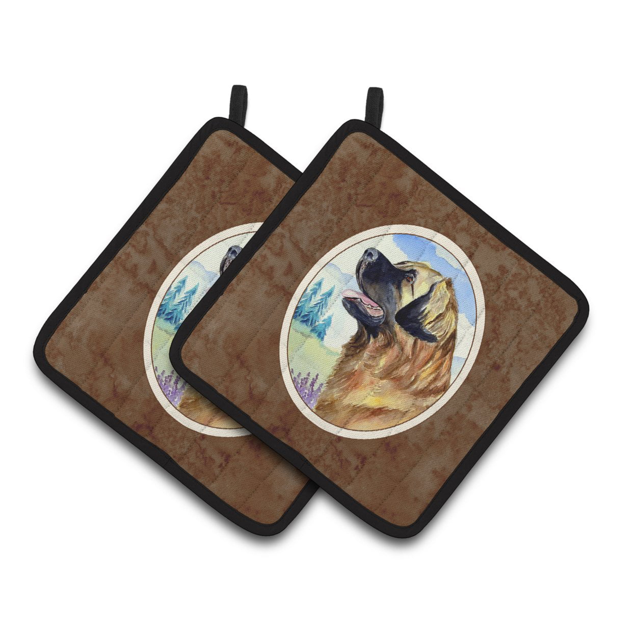 Picture of Carolines Treasures 7056PTHD Leonberger Pair of Pot Holders