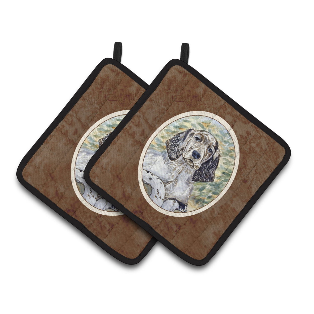 Picture of Carolines Treasures 7065PTHD English Setter Patience Pair of Pot Holders