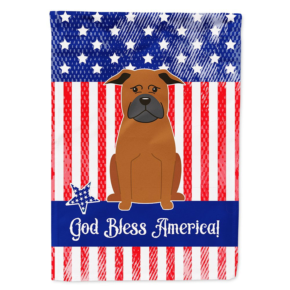 BB3106CHF Patriotic USA Chinese Chongqing Dog Flag Canvas House Size
