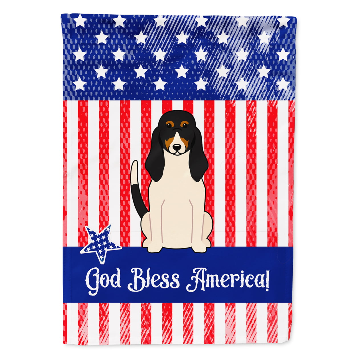 BB3039GF Patriotic USA Swiss Hound Garden Size Flag