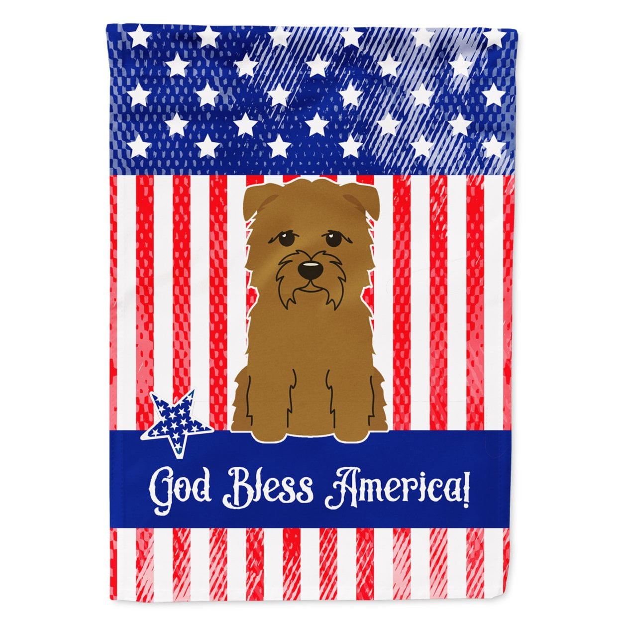 BB3055GF Patriotic USA Glen of Imal Tan Garden Size Flag
