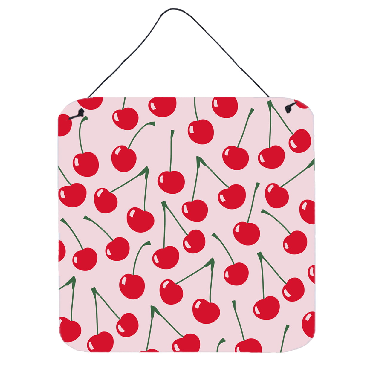 Cherries on Pink Wall or Door Hanging Prints