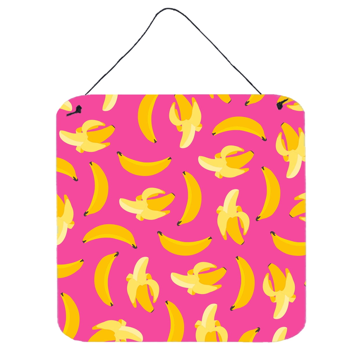 Bananas on Pink Wall or Door Hanging Prints
