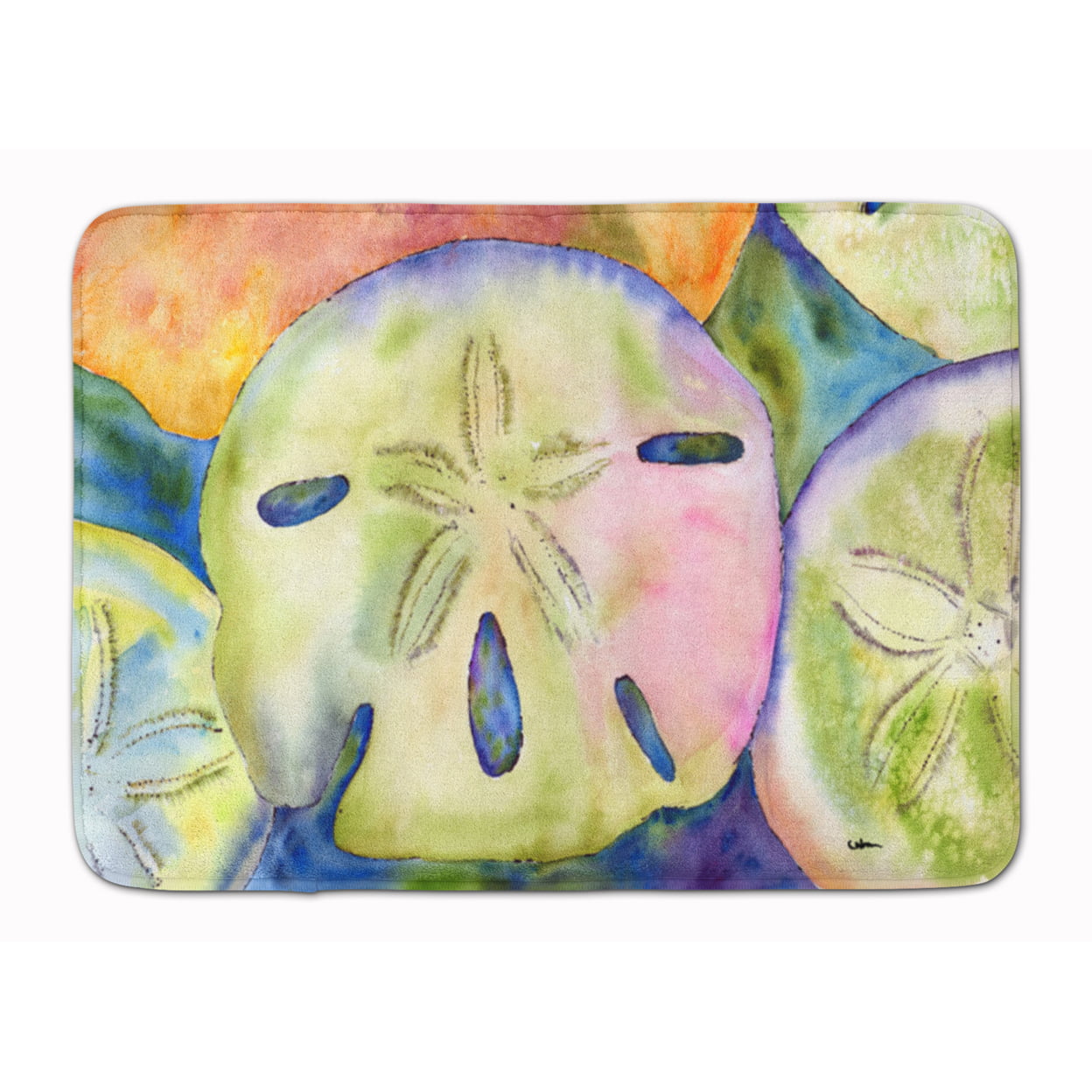 8545-RUG Sand Dollar Machine Washable Memory Foam Mat