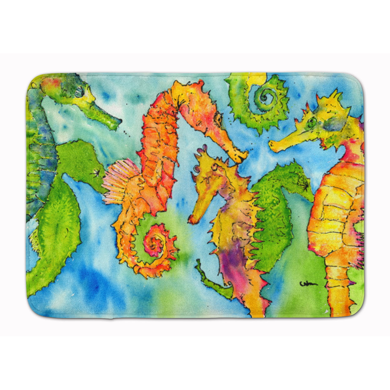 8546-RUG Seahorse Machine Washable Memory Foam Mat