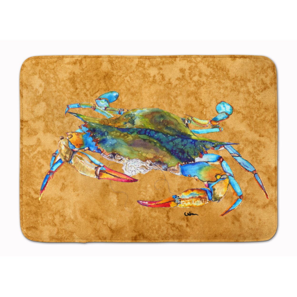 Carolines Treasures 8655-RUG Crab Machine Washable Memory Foam Mat