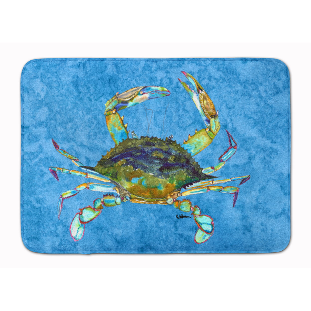 8656-RUG Crab Machine Washable Memory Foam Mat